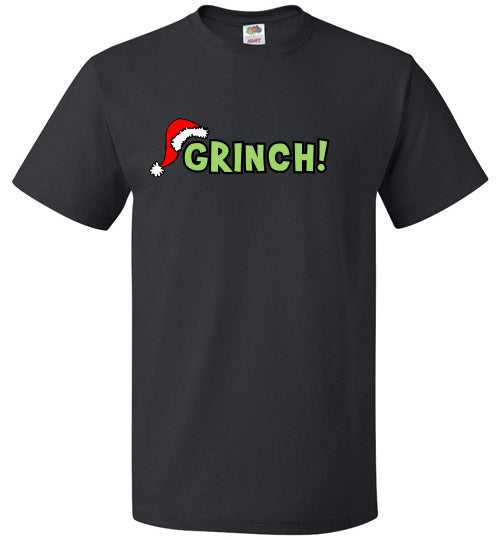 Grinch Black T-Shirt - BLAZIN27