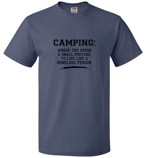 Camping Definition T-Shirt - BLAZIN27