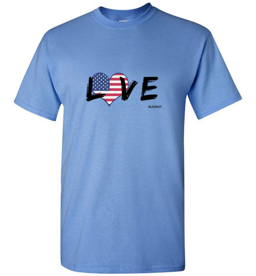 LOVE USA T-Shirt - BLAZIN27