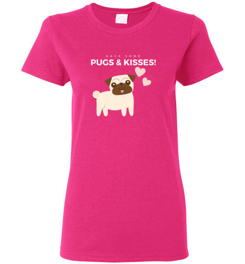 Pugs and Kisses T-Shirt - 10 Colors - BLAZIN27