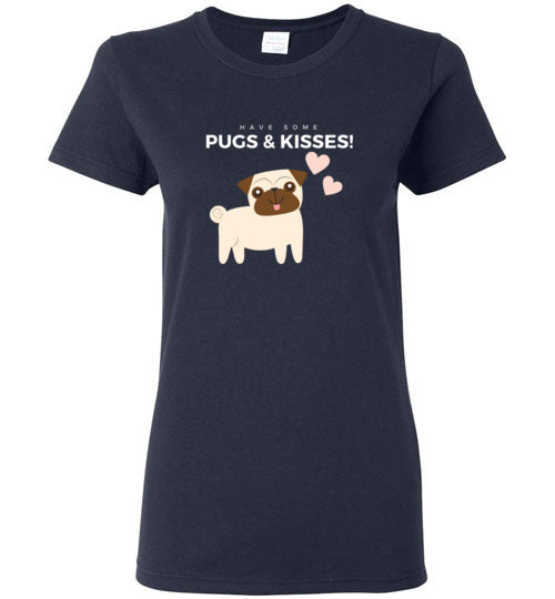 Pugs and Kisses T-Shirt - 10 Colors - BLAZIN27