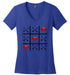 BLAZIN27 Tic Tac Hearts V-Neck T-Shirt - 5 Colors - BLAZIN27