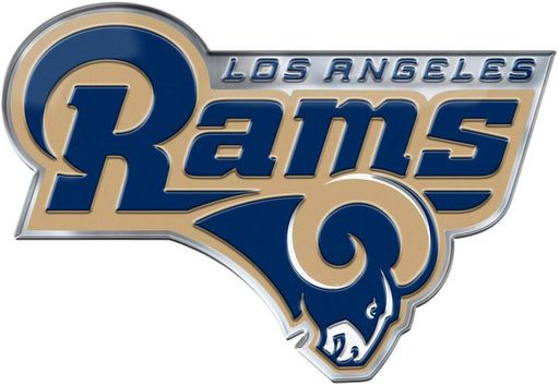California Los Angeles Rams Retro Aluminum Color Emblem - BLAZIN27