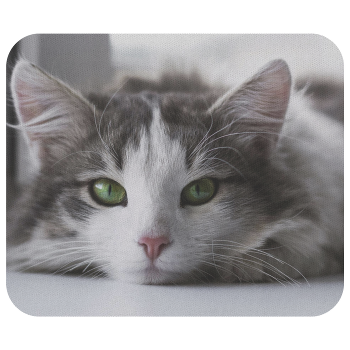Mousepad - Green Eye Cat - BLAZIN27