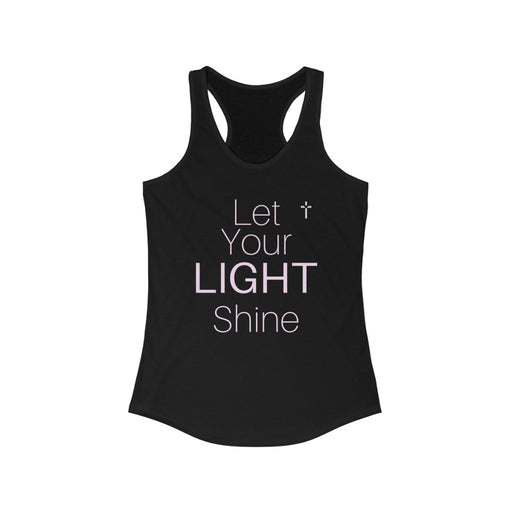 Women's Racerback Tank - Let Your Light Shine - SHOP WITH DEB HASTINGS