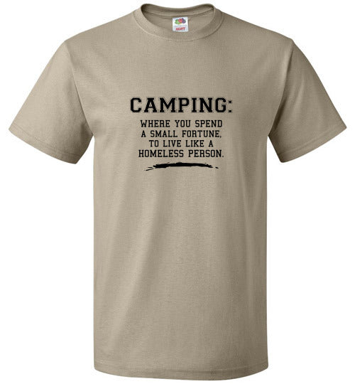 camping bedeutung Camping Definition T-Shirt Khaki / 4XL