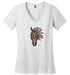 Horse Southwest V-Neck T-Shirt - BLAZIN27