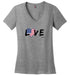 LOVE USA V-Neck T-Shirt - BLAZIN27