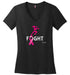 BLAZIN27 Fight Cancer Awareness V-Neck T-Shirt - 5 Colors - BLAZIN27